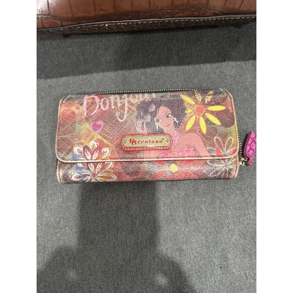 Breniano Bonjour Multicolor Handbag & Wallet Set With Adjustable Strap And Zippe - Picture 5 of 12